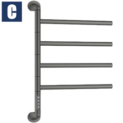 CBK電熱毛巾架(槍灰/110V) CBK-FAL605-SG