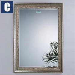 CBK 古典木框浴鏡 (60x80cm) CBK-KL110