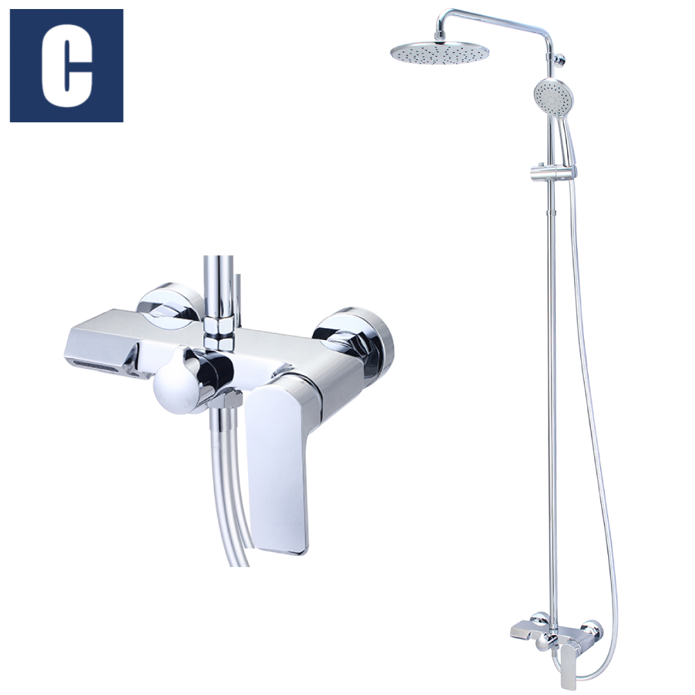 CBK 淋浴柱(亮鉻色) CBK-S72037-CP