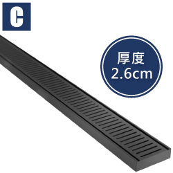 CBK 格柵式集水槽(黑色、100x10cm) CBK2601-BL