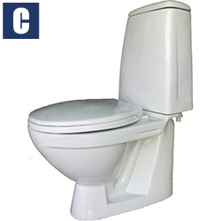 CBK省水馬桶(管距10cm) CBK9032 - 瑞典IFO馬桶同規格替代品