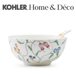 KOHLER English Trellis 英珀麗系列骨瓷飯碗飯勺組(4件式)