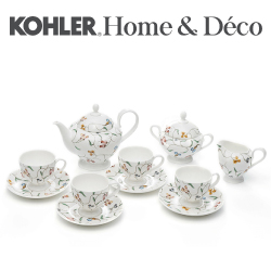 KOHLER English Trellis 英珀麗系列骨瓷下午茶具(7件組) CG-51220-NA