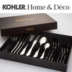KOHLER 十六件式不鏽鋼餐具(藝術系列) CG-52004-NA