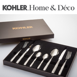 KOHLER 八件式不鏽鋼餐具(古典系列) CG-52005-NA