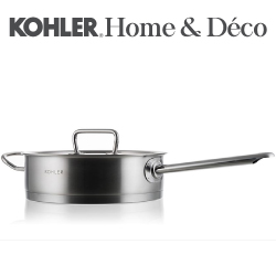 KOHLER 經典系列不鏽鋼淺燉鍋(24cm) CG-52102-NA