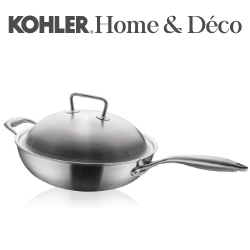 KOHLER 經典系列不鏽鋼中式炒鍋(30cm) CG-52106-NA