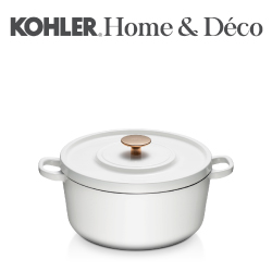 KOHLER 20cm鑄鐵鍋(亮白) CG-52301-0