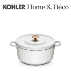 KOHLER 20cm鑄鐵鍋(亮白) CG-52301-0