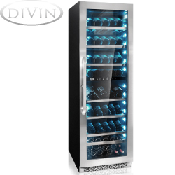DIVIN雙溫斜放酒櫃 / 166瓶 DV-568DSD
