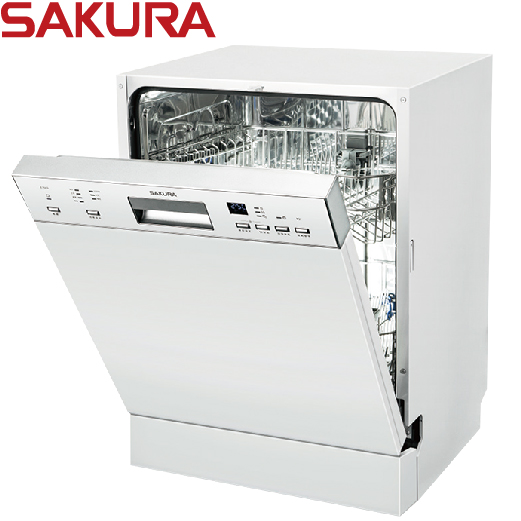 櫻花牌(SAKURA)半嵌式洗碗機 E7682【送免費標準安裝】