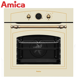 Amica 嵌入式復古烘焙烤箱(霧米白) ED17319W-RETRO【全省免運費宅配到府】