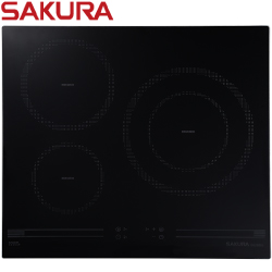 櫻花牌(SAKURA)三口IH感應爐 EG2300G【送免費標準安裝】