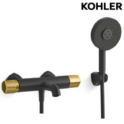 KOHLER Occasion 沐浴龍頭(霧黑+摩登金) K-EX27029T-9-BMB