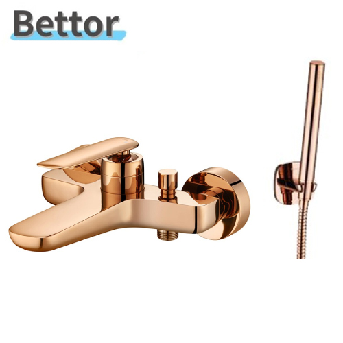 Bettor 單把浴缸龍頭(玫瑰金) FH8106-D90-RG_FH8879B-516-RG