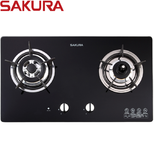 櫻花牌(SAKURA)防乾燒檯面爐 G2820GB_G2820GW【送免費標準安裝】