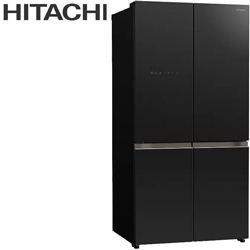 HITACHI日立獨立式冰箱(琉璃黑) HR4N9713DFSVA-GBKTW【全省免運費宅配到府+標準安裝】