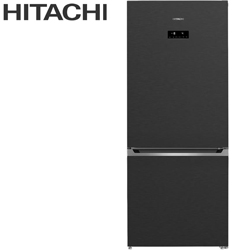 HITACHI日立獨立式冰箱(鈦墨灰) HRBN7415DD【全省免運費宅配到府+標準安裝】