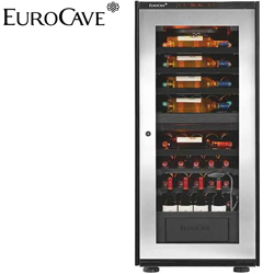 EuroCave 嵌入式酒櫃(不鏽鋼框玻璃門) / 58瓶 Inspiration-M-ST【全省免運費宅配到府】