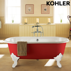 ★ 優雅生活優惠 ★ KOHLER CLEO 鑄鐵浴缸(175cm) K-11195T-RF