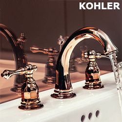 KOHLER Kelston 三件式臉盆龍頭(玫瑰金) K-13491T-4-RGD