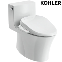 ★ 設計美學優惠 ★ KOHLER Veil 五級旋風單體馬桶 K-1381T-HC-0 搭 C3-150電腦馬桶蓋(管路隱藏版) K-8297TW-HC-0