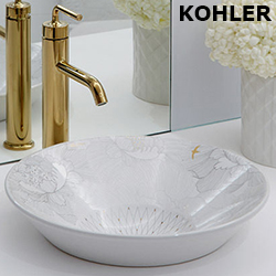 ★ 色彩生活優惠 ★ KOHLER Empress Bouquet 藝術盆(41cm) K-14223T-SMC-0