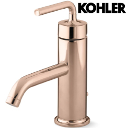 KOHLER Purist 臉盆龍頭(玫瑰金) K-14402T-4A-RGD