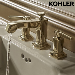 KOHLER Margaux 三件式臉盆龍頭(法蘭金) K-16232-4-AF