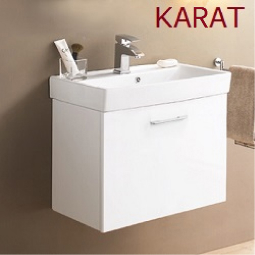 KARAT 瓷盆檯面浴櫃組(52cm) K-1740_KC-740H