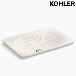 KOHLER Derring 波紋半嵌長方形盆(53.6cm) K-17916-RL-K8