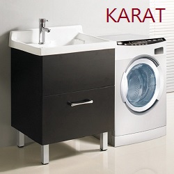 KARAT 洗衣槽浴櫃組(63cm) K-1862_KC-862W