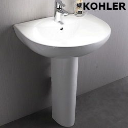 KOHLER Folio 瓷腳面盆(61cm) K-2017T-1-0