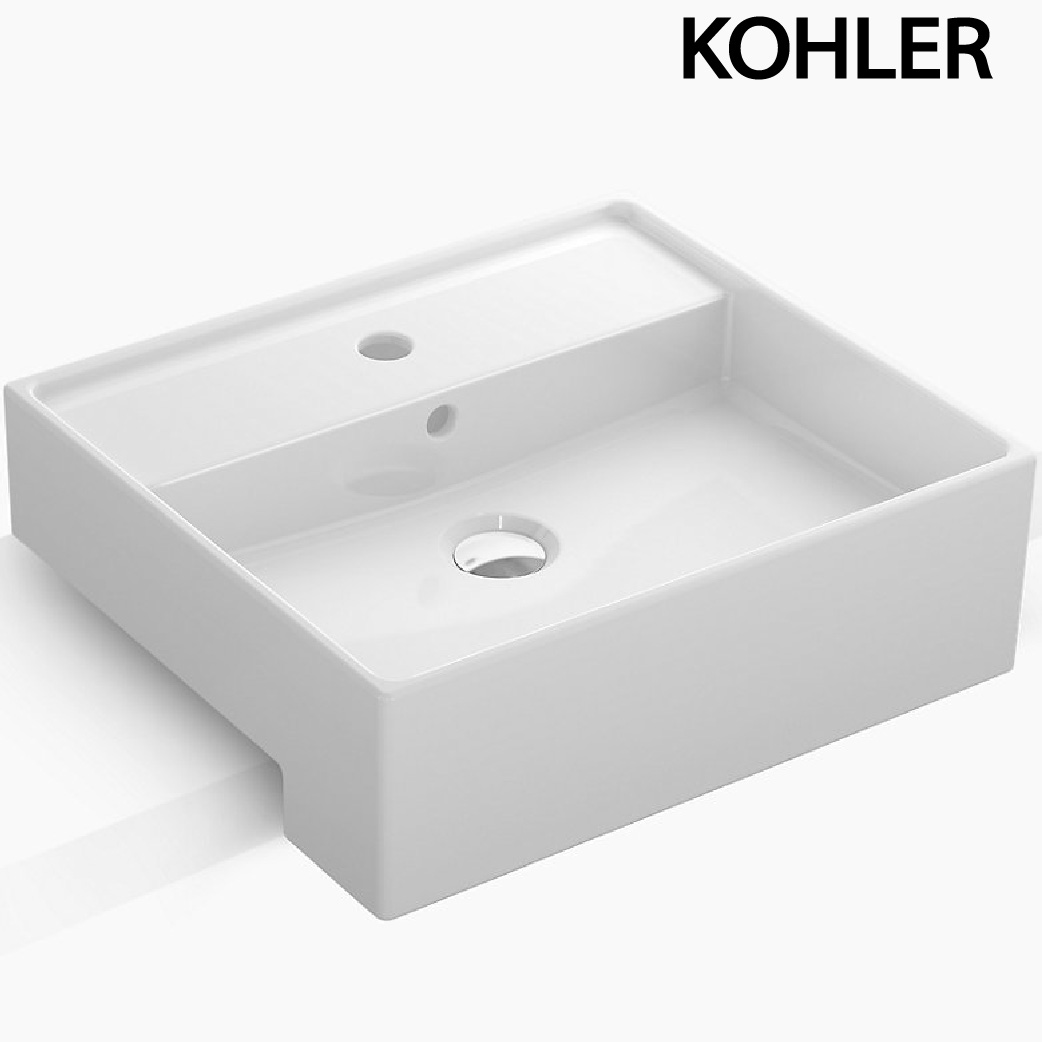 KOHLER Delta 方形半嵌盆(49cm) K-20338T-1-0