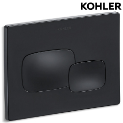 KOHLER Pebble 隱藏式水箱按鈕面板(原質黑) K-20341T-PNE-2BL