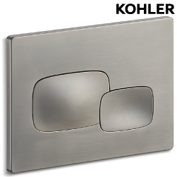 KOHLER Pebble 隱藏式水箱按鈕面板(羅曼銀) K-20341T-PNE-BN
