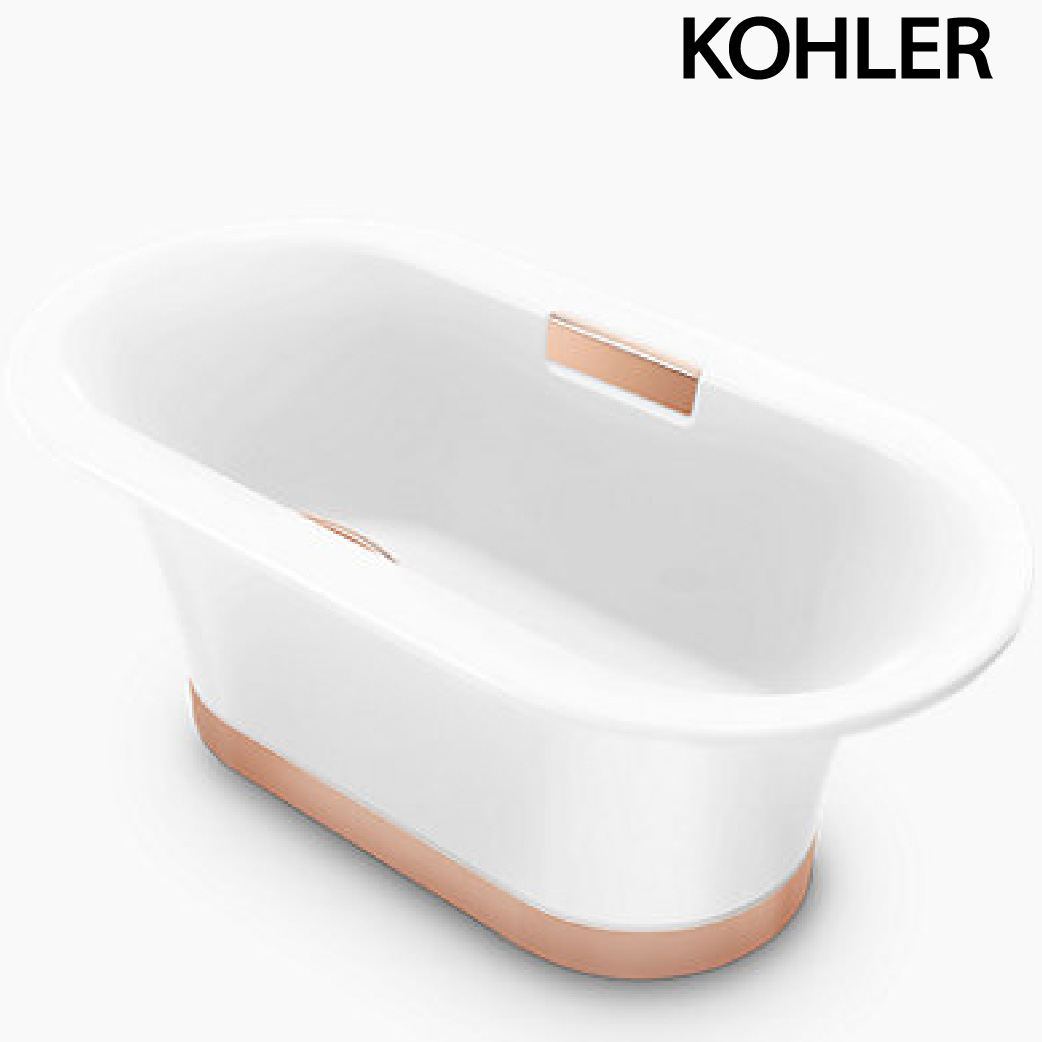 KOHLER Volute 鑄鐵浴缸(150cm) K-20379T-0