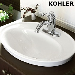 KOHLER Serif 上嵌檯面盆(56.2cm) K-2075K-1-0