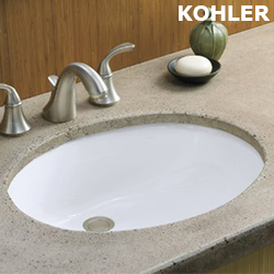 KOHLER Caxton 下嵌檯面盆(48.9cm) K-2210-C-0