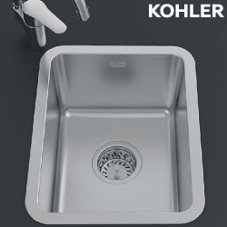 KOHLER Prologue不鏽鋼單槽(43x34cm) K-22218T-S-NA