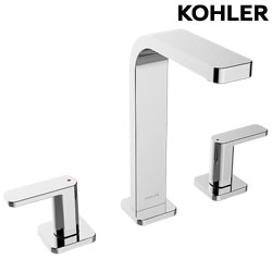 KOHLER Parallel 三件式臉盆龍頭(高出水口) K-22566T-4-CP