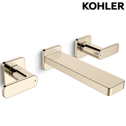 KOHLER Parallel 臉盆龍頭(法蘭金 - 短版) K-22569T-4-AF