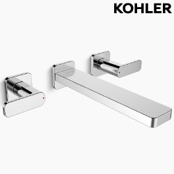 KOHLER Parallel 臉盆龍頭(長版) K-22570T-4-CP