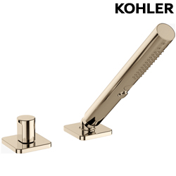 KOHLER Parallel 缸邊式分水器與花灑(法蘭金) K-22572T-9-AF