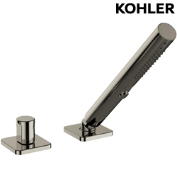 KOHLER Parallel 缸邊式分水器與花灑(羅曼銀) K-22572T-9-BN