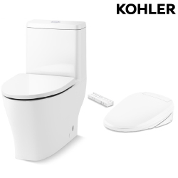 KOHLER Family Care 水漩風單體馬桶 K-23188T-HC-0 搭 C3-255電腦馬桶蓋(管路隱藏版) K-22771TW-HC-0