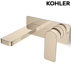 KOHLER Parallel 臉盆龍頭(法蘭金 - 短版) K-23485T-4-AF