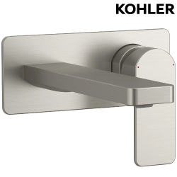 KOHLER Parallel 臉盆龍頭(羅曼銀 - 短版) K-23485T-B4-BN