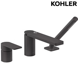 KOHLER Parallel 缸上型龍頭(霧黑) K-23488T-4-BL