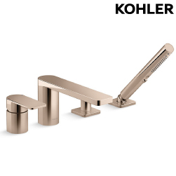 KOHLER Parallel 缸上型龍頭(玫瑰金) K-23490T-4-RGD
